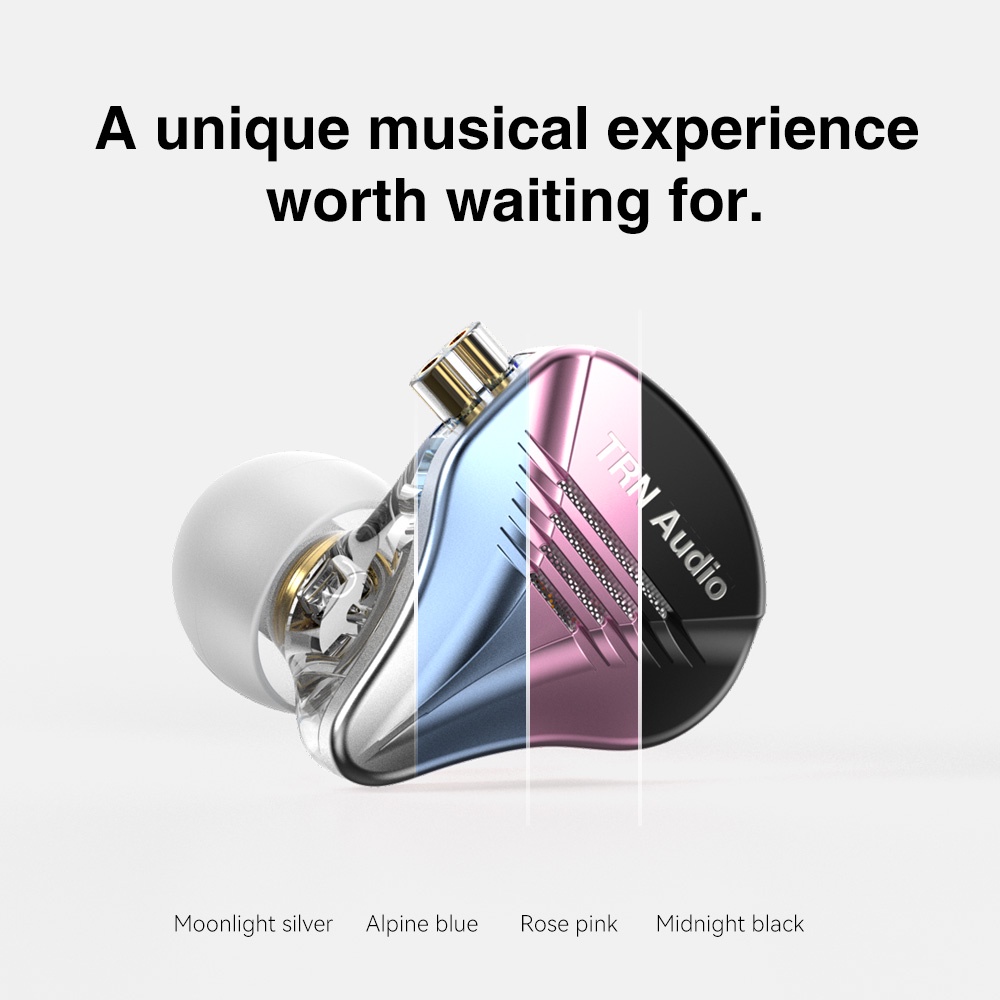 Tai Nghe Nhét Tai TRN TA2 Âm Thanh HiFi  Vỏ Kim Loại Có Thể Tháo Rời