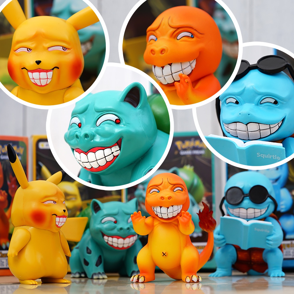 Mô hình Genggui bựa M5, figure pokemon để bàn trang trí decor làm quà tặng vụi nhộn, mô hình đồ chơi đáng yêu cute