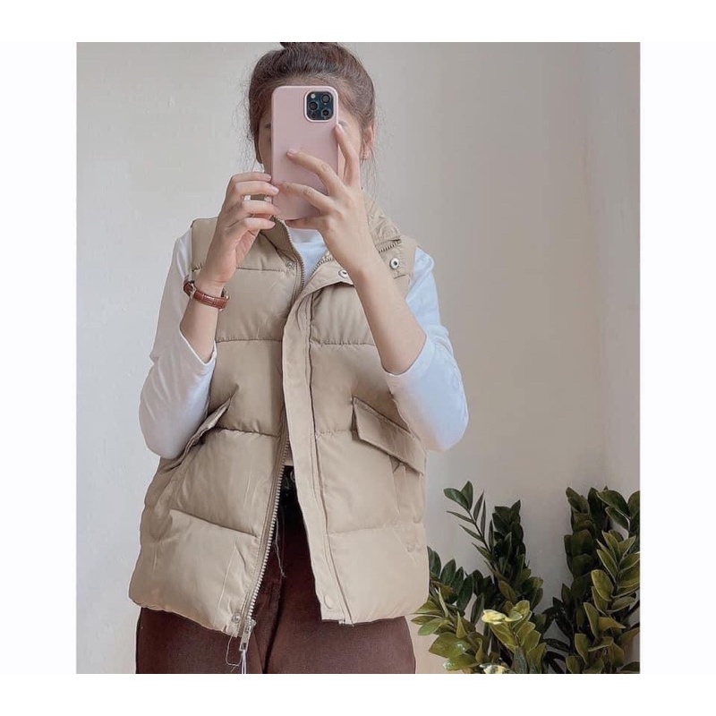 Áo ghile phao 3 màu