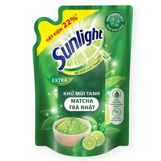 Nước rửa chén Sunlight Extra trà xanh 750ml