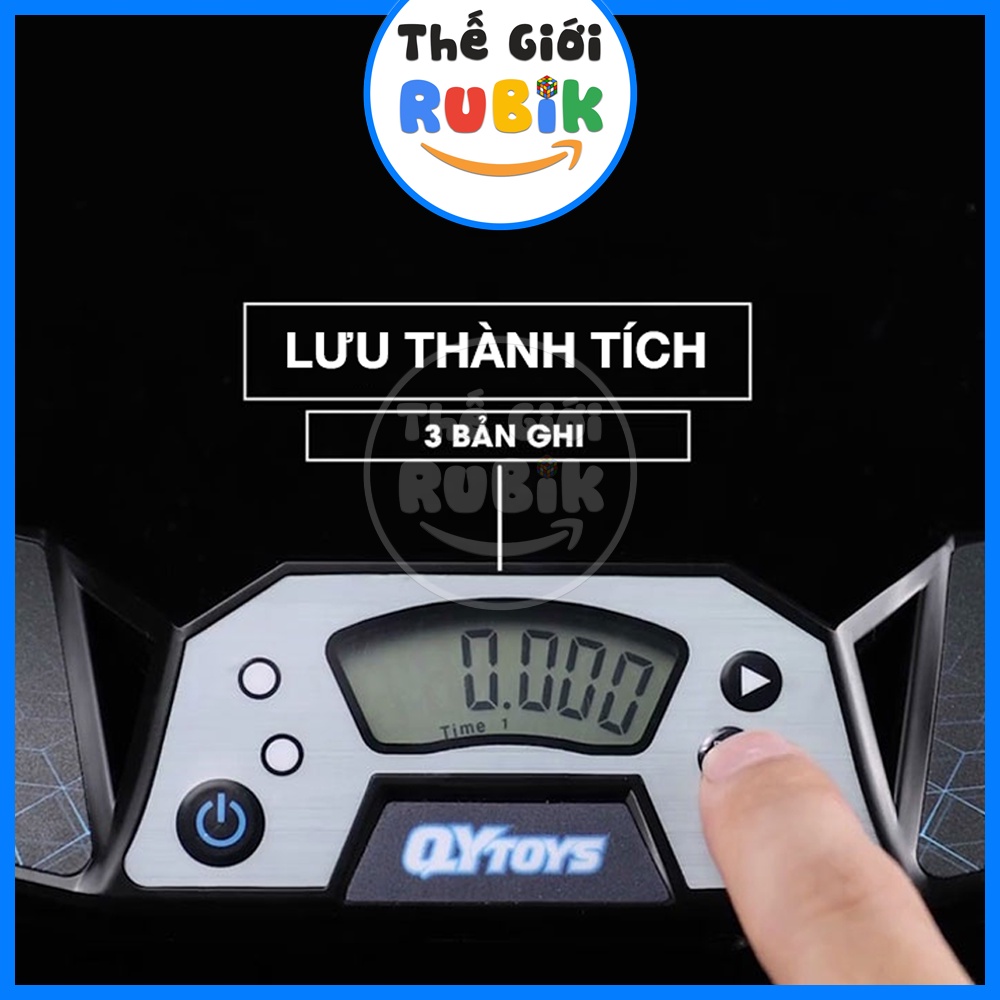 Đồng Hồ Rubik QiYi Timer Thảm Lót, Dây Kết Nối Cho GAN 13 12 Maglev, Tornado V3 V2 M, WRM 2022, RS3M | Thế Giới Rubik