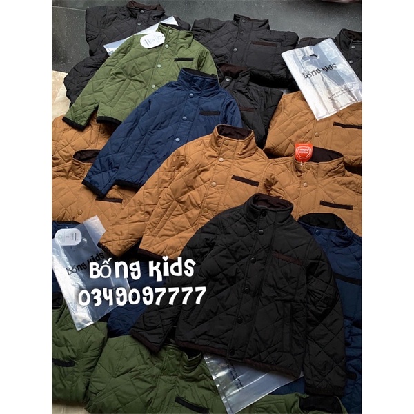 Áo Khoác Bé Trai Trần Trám Siêu Nhẹ WonderNation
