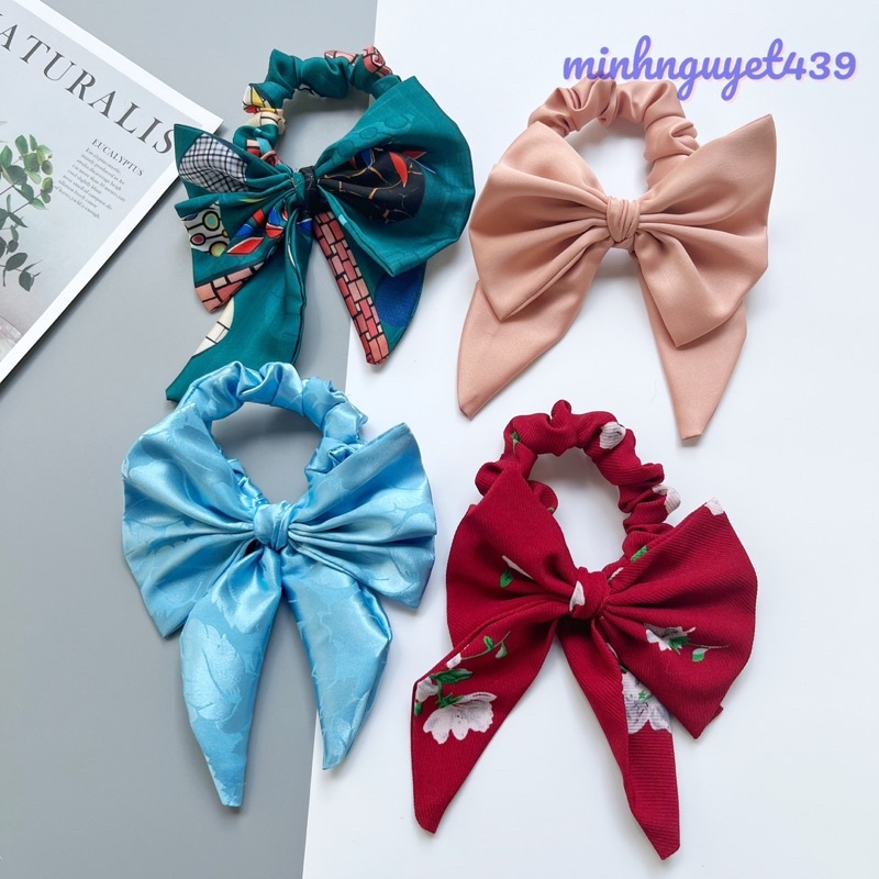 Cột tóc Moonhome nơ tiểu thư xinh xắn (Cột tóc handmade)