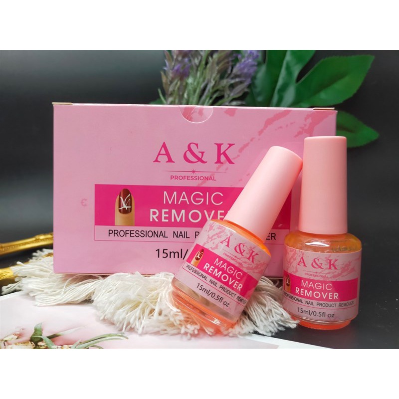 Dung Dịch phá Gel AK Magic Tem Hồng