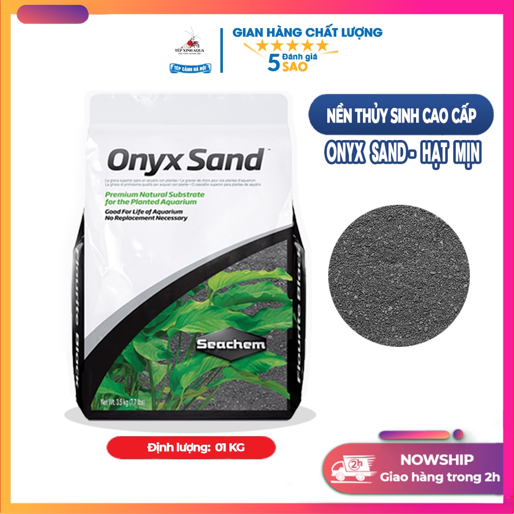 Nền thủy sinh cao cấp - Onyx hạt to/ Onyx sand - Seachem -  - Tép Xinh Aqua