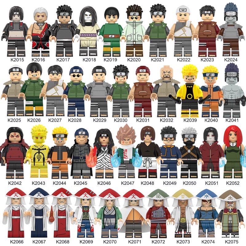 Lắp Ráp Minifigures Các Nhân Vật Truyện Tranh Naruto Tổng Hợp