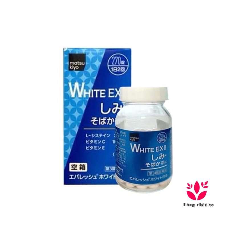 Viên uống Skin White EX ll 270 viên trắng da, mờ thâm nám Nhật Bản   Nhật Bản