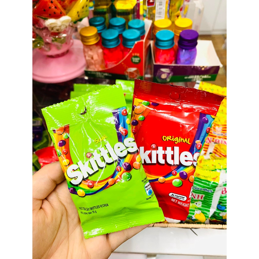 Kẹo trái cây Skittles Original gói 15g