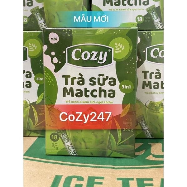 MATCHA trà sữa 3in1 hộp 10 gói