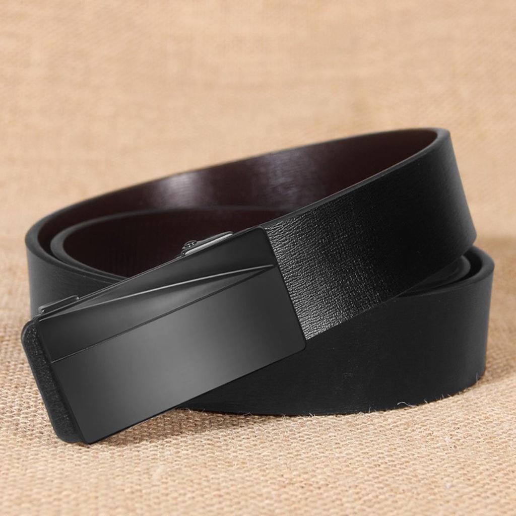 Thắt lưng nam Basic khóa kim loại tự động , dây da cao cấp sang trọng bảo hành 12 tháng TL61