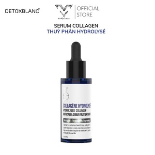 SERUM COLLAGEN  DETOXBLANC THUỶ PHÂN HYDROLYSÉ 30ml giúp trắng da, trẻ hoá da chống lão hoá