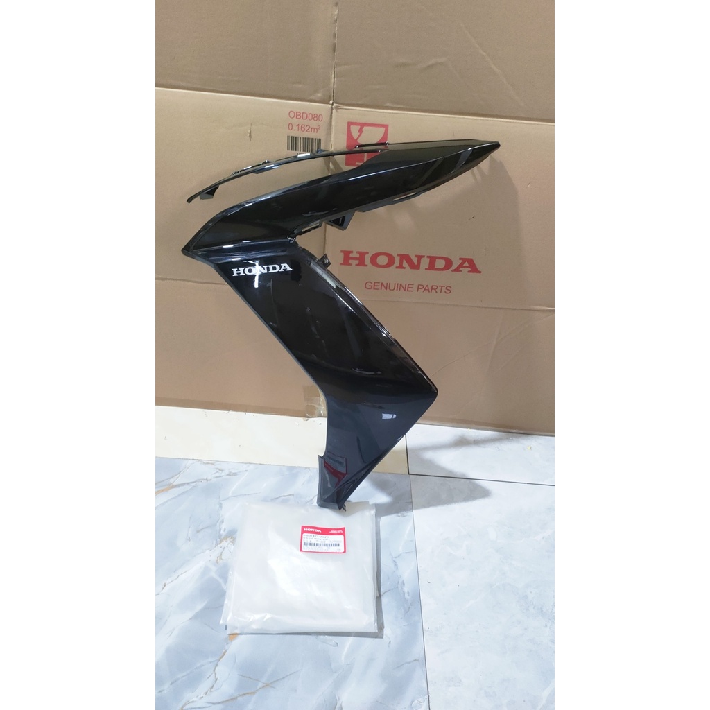 Ốp yếm trước bên trái - bửng yếm HONDA AIR BLADE 125 năm 2012-2014 màu Đen. *R340* 64600K27V00ZD
