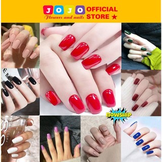 Móng tay giả, móng trơn jp815 bộ gồm 24 móng kèm keo, đẹp, sang, độc và lạ