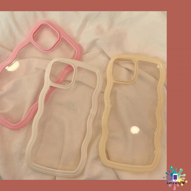Ốp Điện Thoại Mềm Trong Suốt Viền Lượn Sóng Cho IPhone 7Plus 11 XR 6 6S 7 8 Plus 12 13 Pro Max 8Plus X XS Max 11Pro Max 14 Pro Max