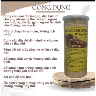 Bột ngũ cốc dinh dưỡng