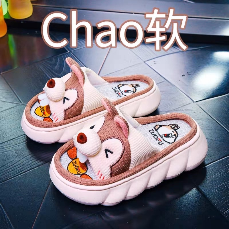 Dép Bông nữ hình sóc nhe răng ngộ nghĩnh xả kho 85k