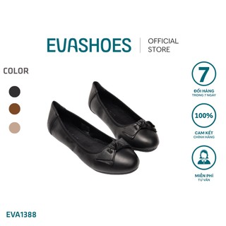 Giày búp bê mũi tròn đế bệt evashoes - eva1388