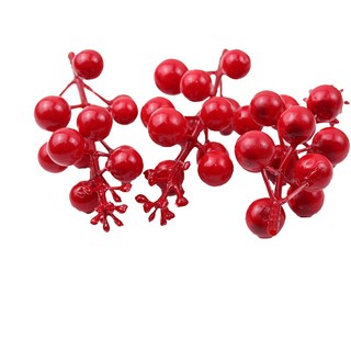 Quả Chery_Đào Đông Đỏ may mắn trang trí cây thông Noel