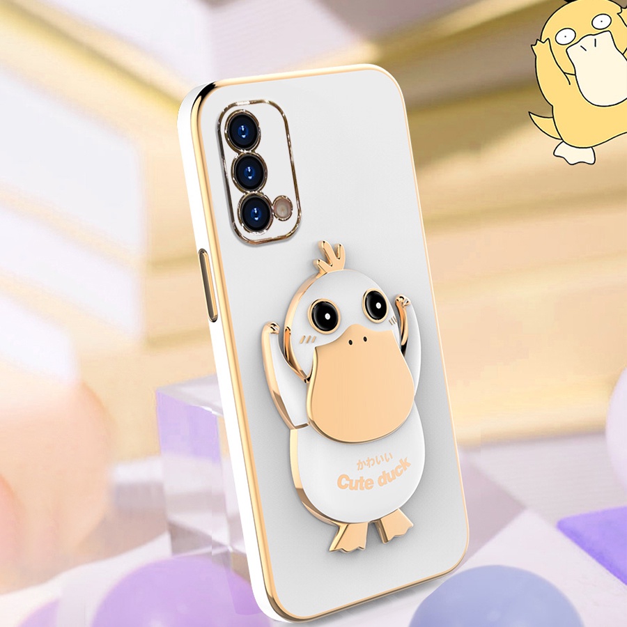Ốp Điện Thoại Có Giá Đỡ Hình Vịt Cho Realme Q2 Q3 Q3S Pro GT NEO 2 3