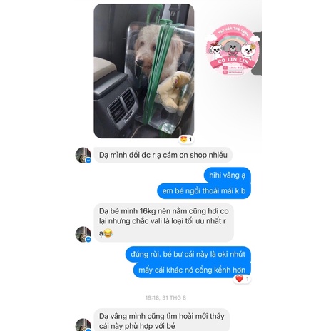 Vali vuông đại trong suốt cho thú cưng có cửa tròn 50*45*28cm