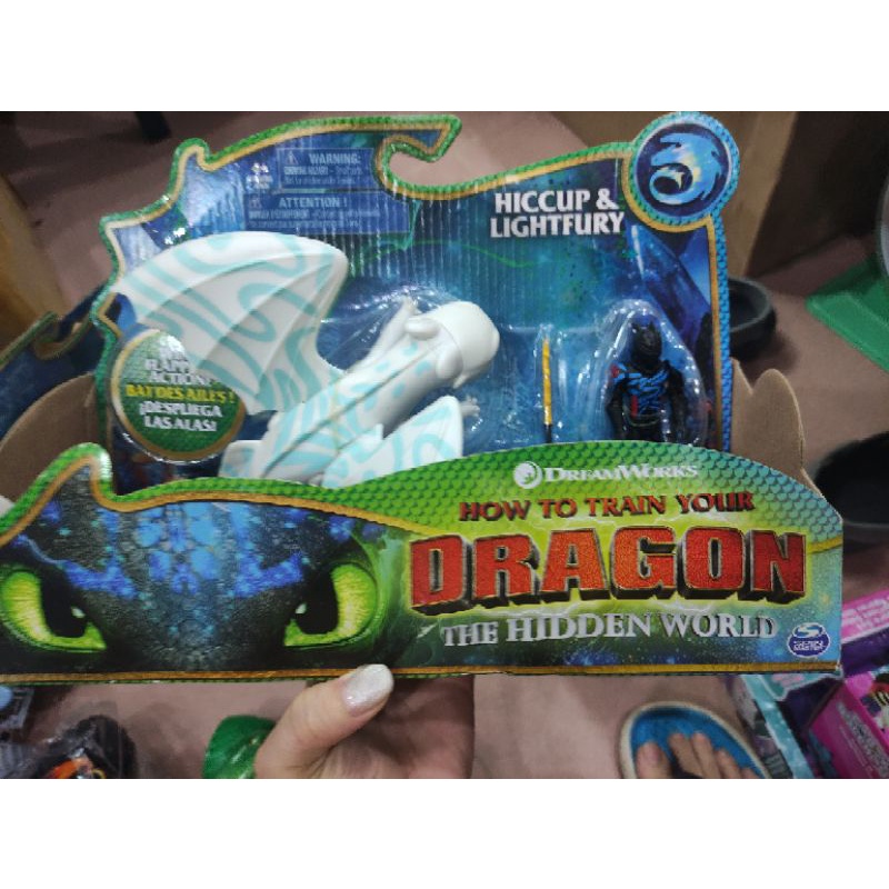 Mô hình Bí kíp luyện rồng với Lightfury và Hiccup
