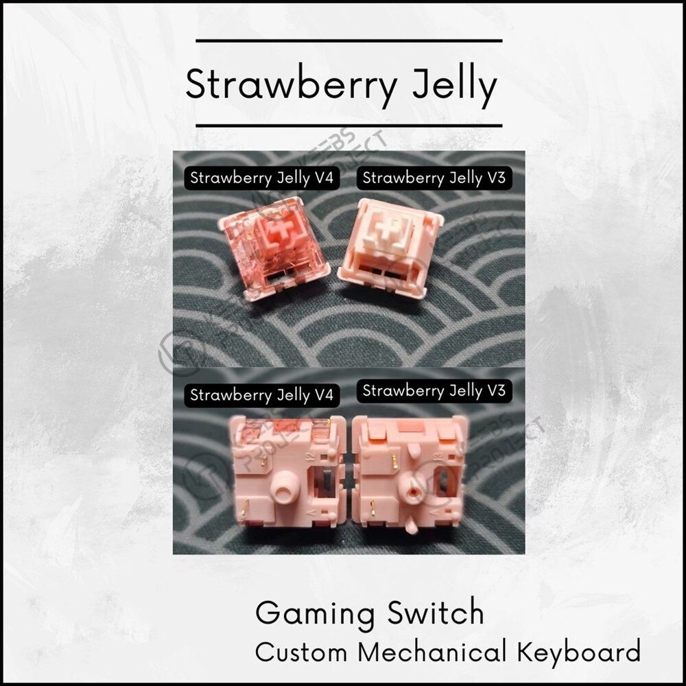 Bộ 4 / 10 / 30 Công Tắc Tuyến Tính V4 53g Chuyên Dụng Cho Bàn Phím Cơ Chơi Game