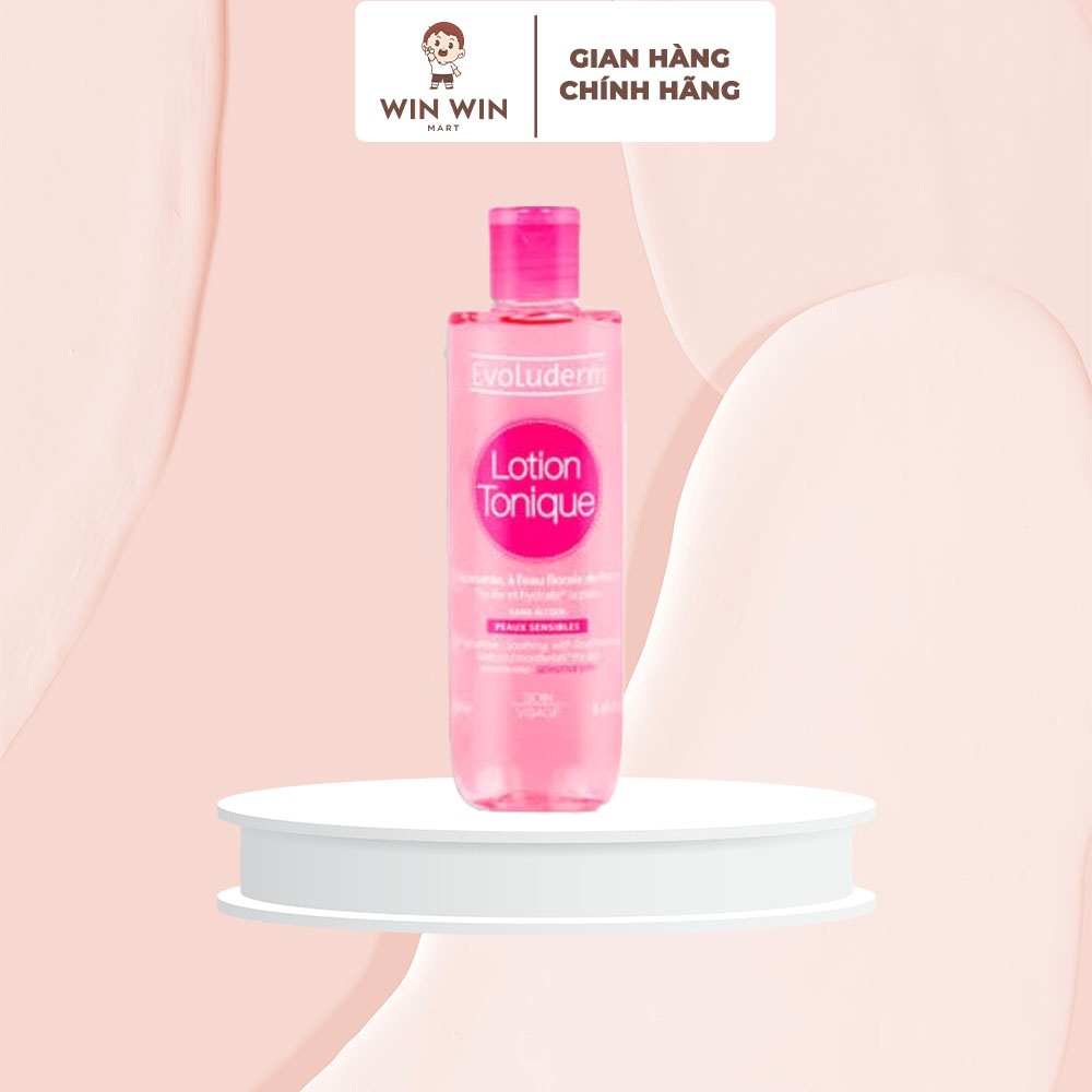 Nước Hoa Hồng Evoluderm Cung Cấp Nước, Nuôi Dưỡng Da, Tránh Cho Da Không Bị Mất Nước, Giúp Da Mềm Mại 250ml Màu Hồng