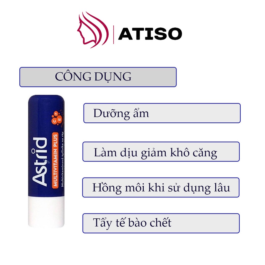 Son dưỡng Astrid tái tạo môi từ mỡ hươu