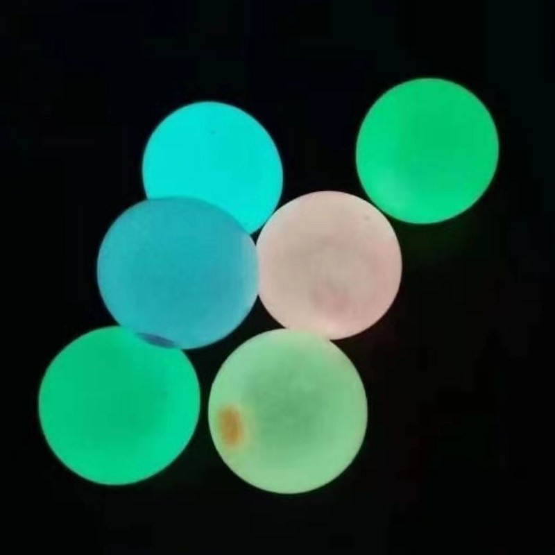 Đồ Chơi Quả Bóng Dính Phát Sáng Giải Trí Cho Trẻ Em 4.5cm - 6cm