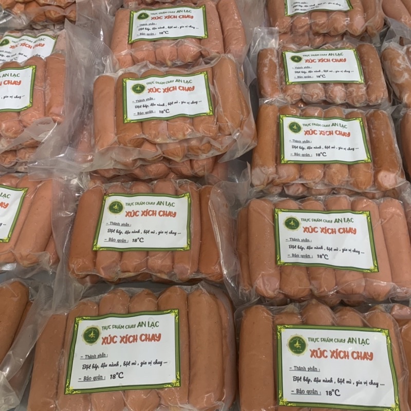 Combo 5 gói xúc xích Chay 500g
