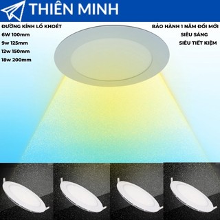 Đèn led âm trần 6w/9w/12w/18w siêu rẻ