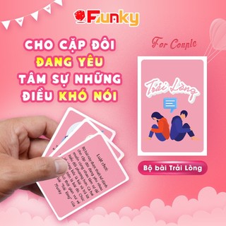 Bộ bài Trải lòng For couple, trò chơi chủ đề dành cho cặp đôi đang yêu tâm sự những điều khó nói giúp tình yêu bền chặt