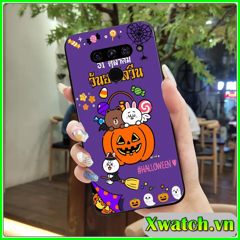 Ốp lưng dẻo LG G6 G7 G8 V30 V40 V50 V60 Q51 G8x V50s Velvet V20 G5 in hình Halloween 1
