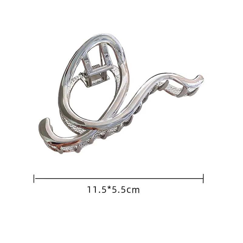 Kẹp Tóc Kim Loại Màu Vàng / Bạc Thời Trang Dành Cho Nữ