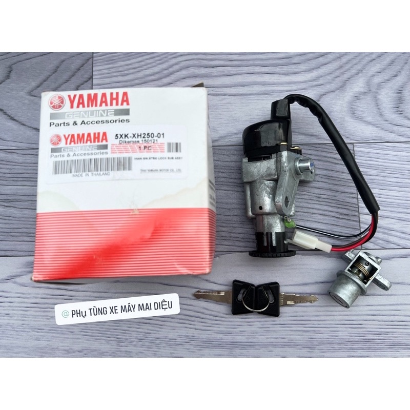 Ổ KHOÁ BỘ ZIN TRƯỚC + SAU YAZ/YAZ125