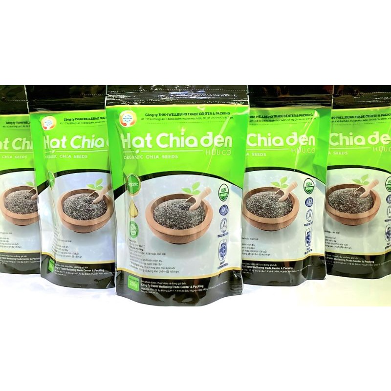 HẠT CHIA ĐEN organic hữu cơ CHẤT LƯỢNG LOẠI 1 hàng chính hãng nhập khẩu Úc túi 200gr dễ sử dụng