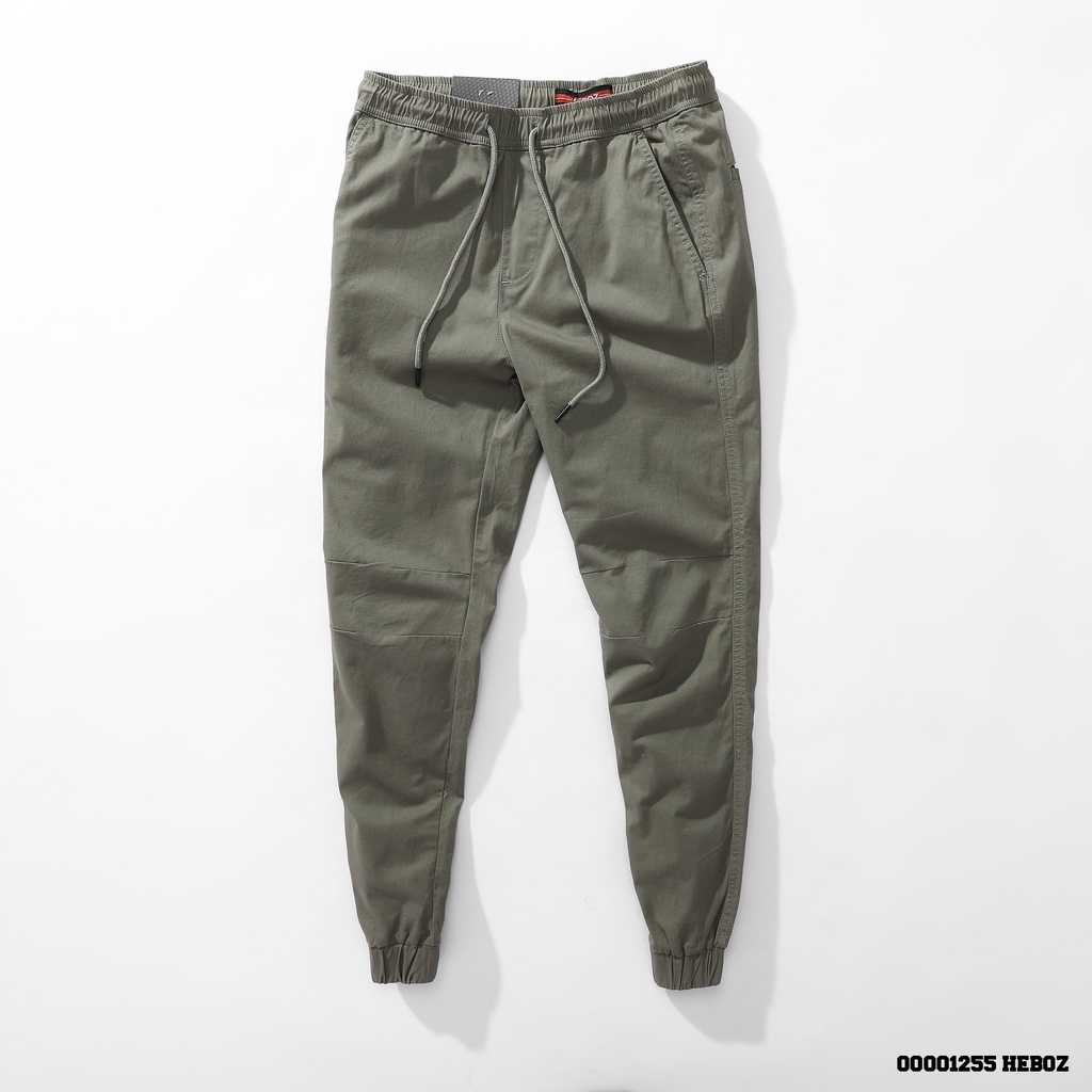 Quần jogger nam kaki logo Heboz 4M ,chất vải ka ki cao cấp, thoáng mát, dáng chuẩn - 00001255