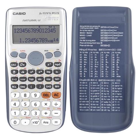 HCM GIAO HỎA TỐC_Máy Tính Học Sinh Casio FX 570VN PLUS hàng Thái Lan Bảo Hành 1 Năm