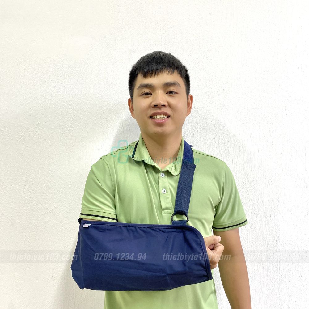 Túi Treo Tay Cao Cấp Cố Định Tay Gãy ORBE H2 - Size Người Lớn và Trẻ Em Chấn Thương Tay, Gãy Tay, Bó Bột