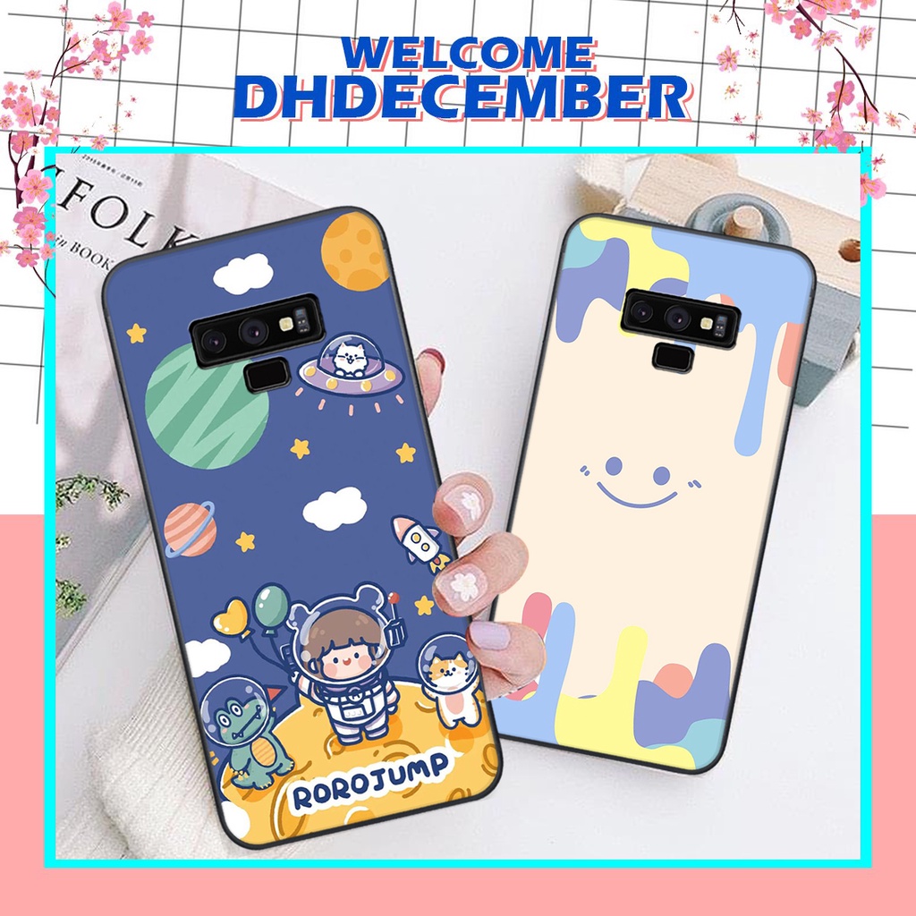 Ốp lưng Samsung NOTE 9 in hình tim, kẻ vuông mẫu mới CỰC XINH