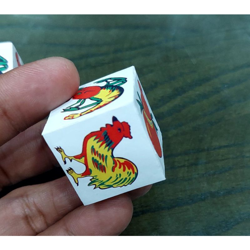 Hột xốp bầu cua/hột bầu cua làm bằng xốp/ 3 hột lắc bầu cua làm bằng xốp