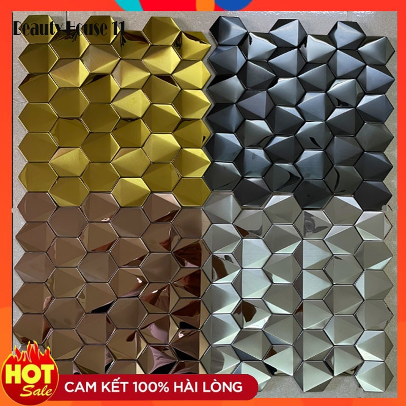 Gạch mosaic inox trang trí quán bar, khách sạn trang trí nhà cửa
