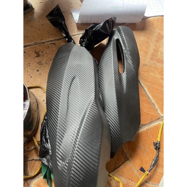 Decal các bon nhám, chuyên dán trang trí ô tô, xe máy...