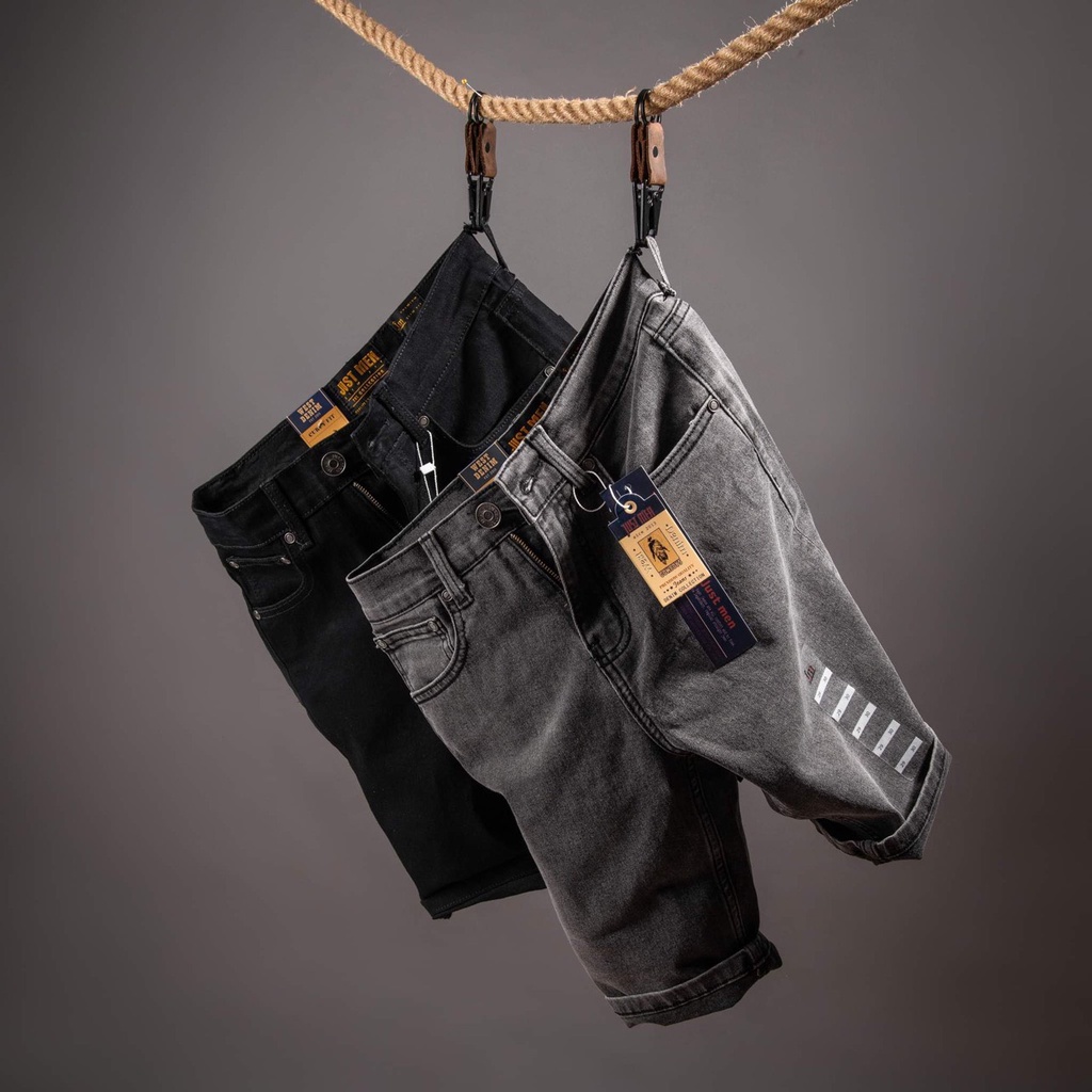 Quần Short Jean JM, Form Slimfit, Chất co dãn, thoải mái