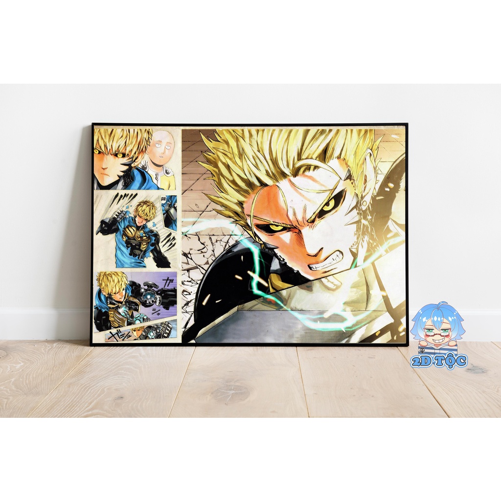 Tranh Poster A3 Genos (1) Anime Manga One Punch Man Chất Liệu Giấy Cao Cấp - 2D Tộc Shop