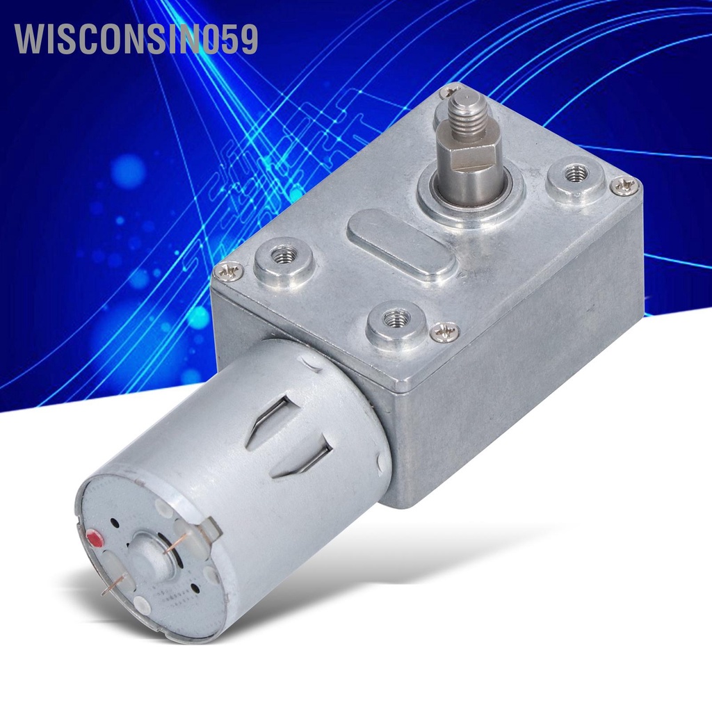 Động cơ Worm Gear Turbo Hộp số giảm tốc tự khóa bằng kim loại hoàn toàn JGY ‑ 370 DC24V