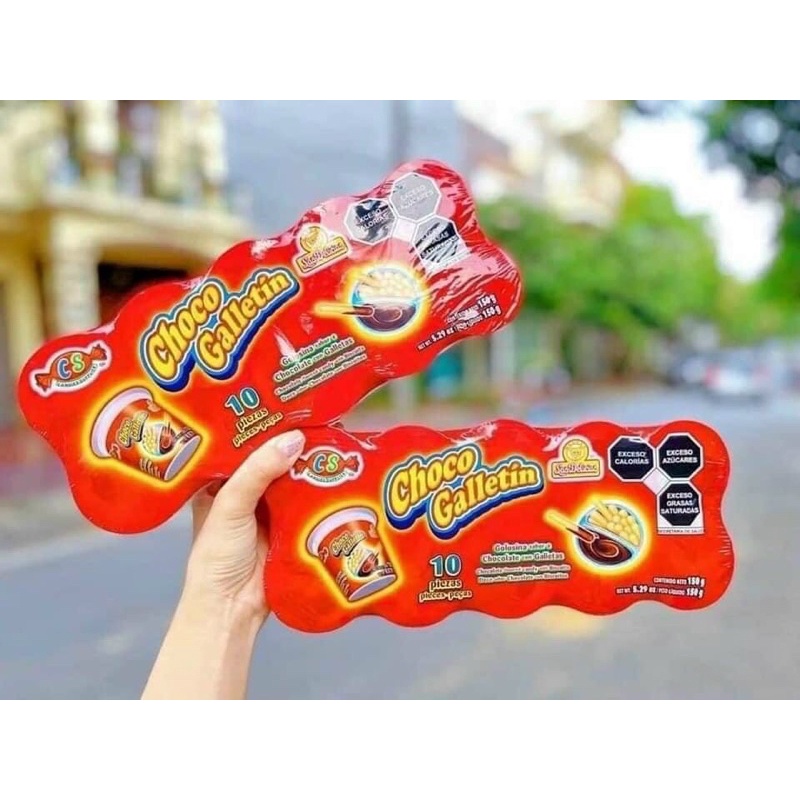 Bánh Chấm Socola lốc 10 hộp