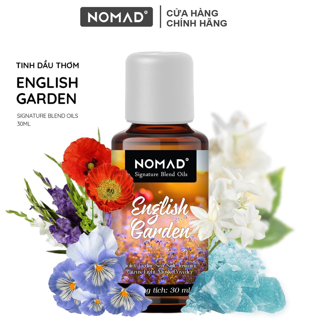  Tinh Dầu Thơm Nomad Signature Blend Oils - English Garden