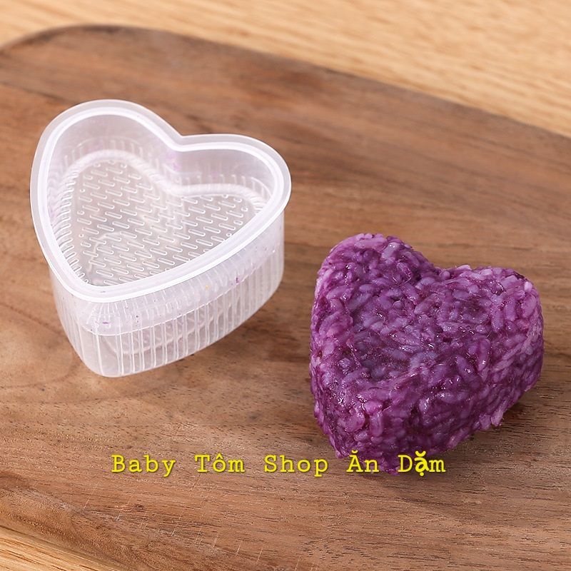 Khuôn ép cơm, khuôn tạo hình cơm nắm kiểu Nhật NPP Baby Tôm