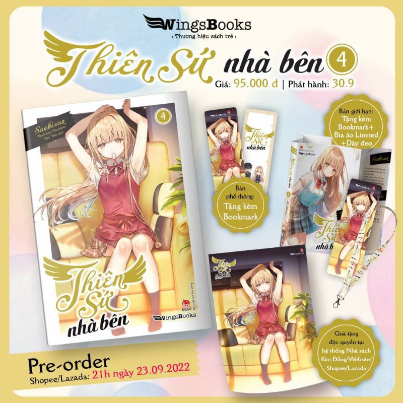 [Bản Giới Hạn] Thiên sứ nhà bên Tập 2,3,4 + kèm Poster Vol 4